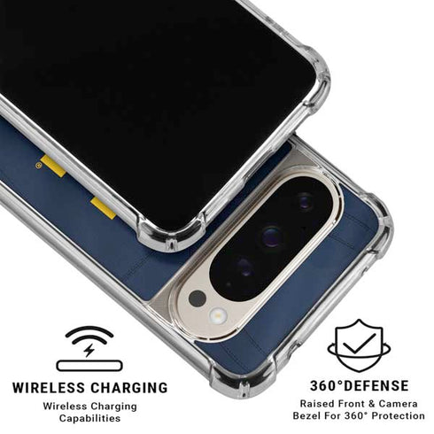 University of Michigan Blue Jersey Google Pixel 9/9 Pro Clear Case